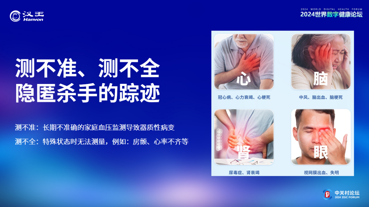 汉王科技总裁朱德永2024世界数字健康论坛《AI赋能血压健康管理》主题演讲实录(图3)