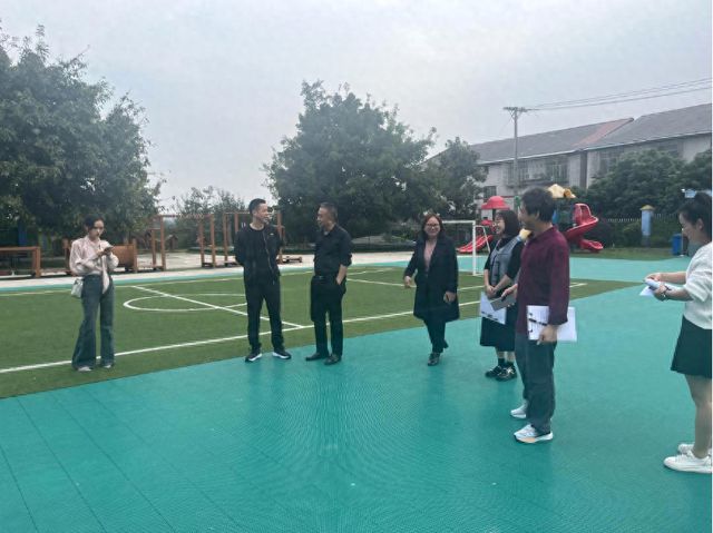 泸州江阳区石寨幼儿园迎接江阳区2024年第三季度安全交叉督导检查(图1)